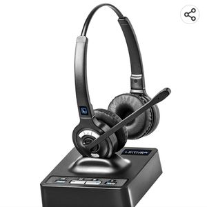 Leitner Dual ear Wireless office headset phone/USB computer